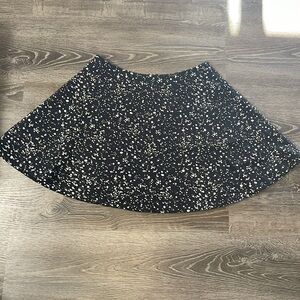 Kate Spade SATURDAY Cotton Corduroy Paint Platter Print Mini Skater Skirt Size 6